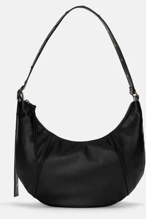 Pull&Bear Bolsa De Hombro Efecto Piel Estoperoles