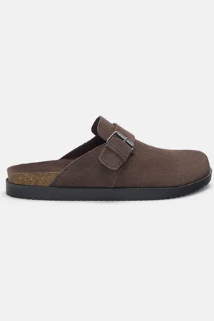 Pull&Bear Zueco Hebilla Piel