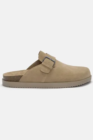Pull&Bear Zueco Hebilla Piel