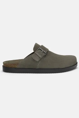 Pull&Bear Zueco Hebilla Piel