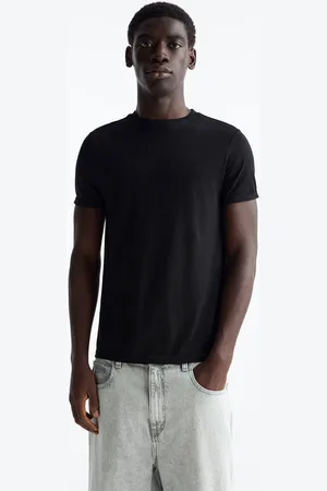 Pull&Bear Playera Básica Muscle Fit