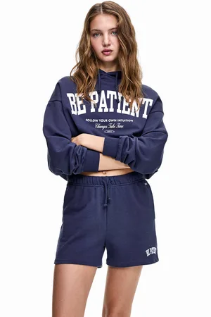 Pull&Bear Bermudas Jogger Be Patient