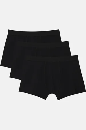 Pull&Bear Pack 3 Boxers Negros Básicos