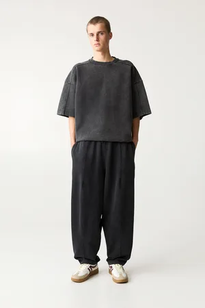 Pull&Bear Pantalón Chándal Interlock Super Baggy