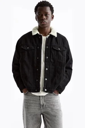Pull&Bear Chamarra Mezclilla Cuello Faux Shearling