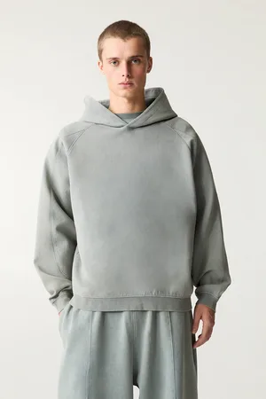 Pull&Bear Sudadera Interlock Acabado Lavado