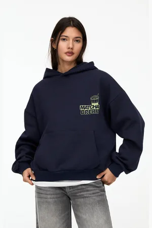 Pull&Bear Hoodie Té Matcha