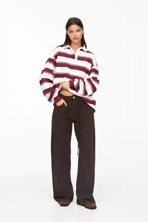 Pull&Bear Jeans Baggy Café