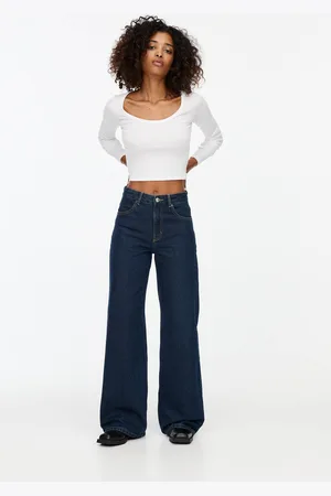 Pull&Bear Jeans Wide Leg Tiro Alto