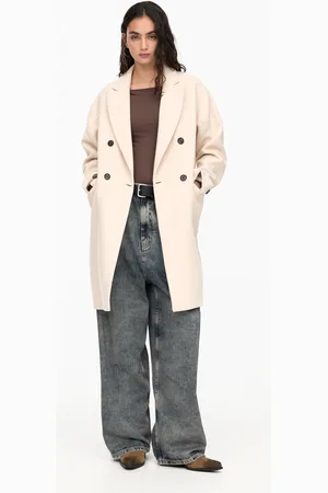 Pull&Bear Abrigo Paño Oversize