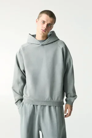 Pull&Bear Sudadera Interlock Acabado Lavado