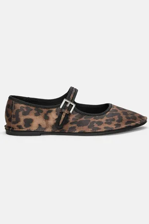 Pull&Bear Mary Jane Leopardo