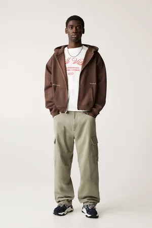 Pull&Bear Pantalón Cargo Costuras