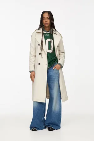 Pull&Bear Gabardina Con Cinturón