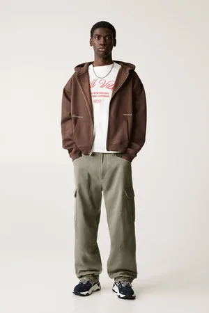 Pull&Bear Pantalón Cargo Costuras