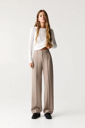 Pull&Bear Pantalón De Vestir Costura Doblez