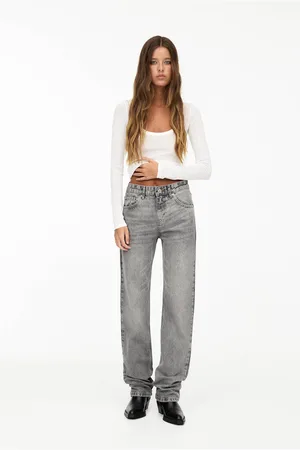 Pull&Bear Jeans Rectos Tiro Medio