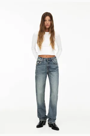 Pull&Bear Jeans Rectos Tiro Medio