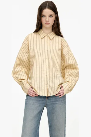 Pull&Bear Camisa Oversize Rayas