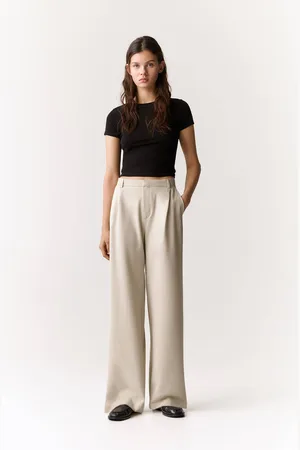 Pull&Bear Pantalón De Vestir Pinzas