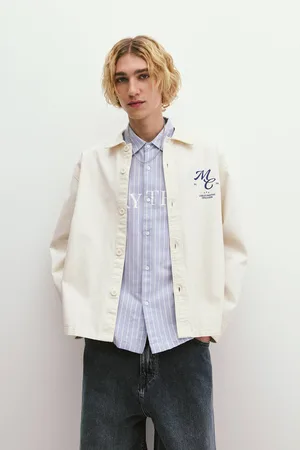 Pull&Bear Sobrecamisa Algodón Parche