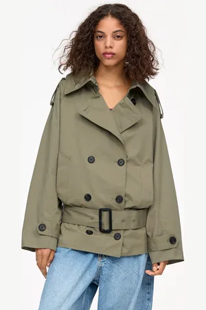 Pull&Bear Gabardina Corta Cinturón