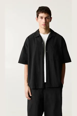 Pull&Bear Camisa Manga Corta Bolsillo