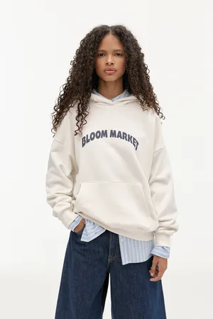 Pull&Bear Sudadera Capucha Bloom Market