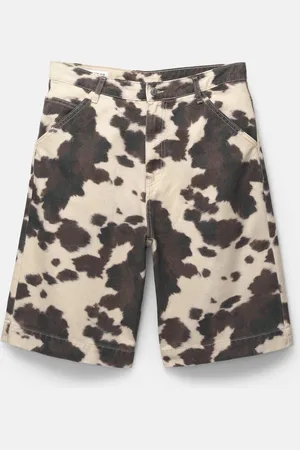 Pull&Bear Bermuda Animal Print Vaca
