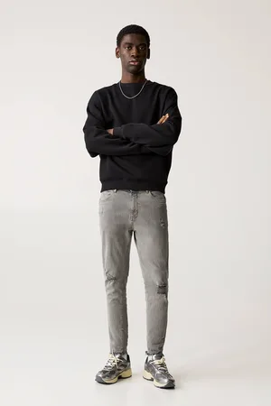 Pull&Bear Jeans Carrot Detalle Rotos