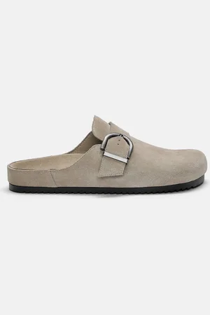 Pull&Bear Zuecos Hebilla Piel