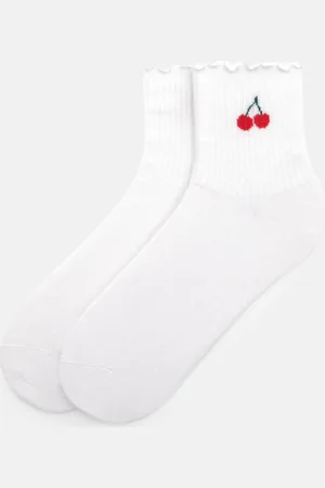 Pull&Bear Calcetines Altos Cerezas