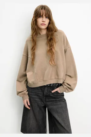 Pull&Bear Sudadera Boxy Costuras