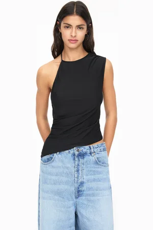 Pull&Bear Top Asimétrico Tira
