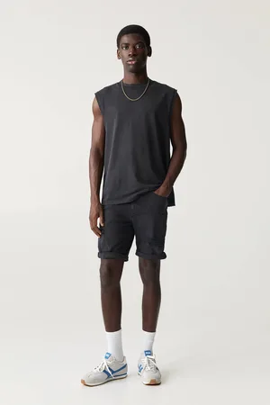 Pull&Bear Bermuda De Mezclilla Rotos