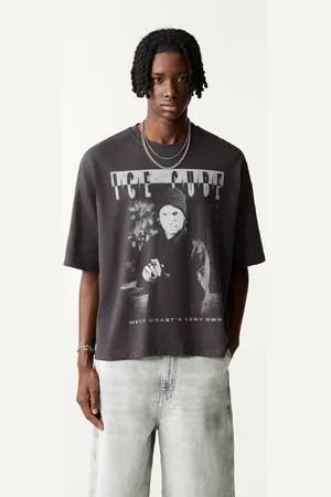Pull&Bear Playera Gris Ice Cube