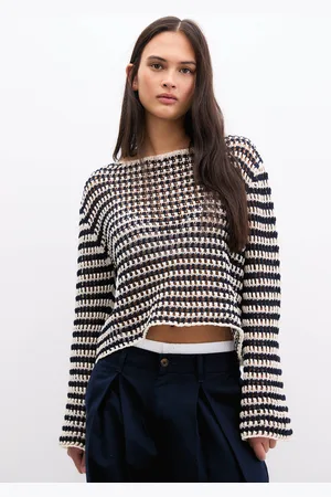 Pull&Bear Suéter Rayas Punto
