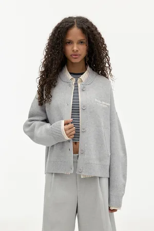 Pull&Bear Chamarra Beisbolera Texto Bordado