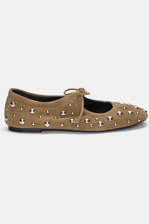 Pull&Bear Bailarinas Tachas Piel