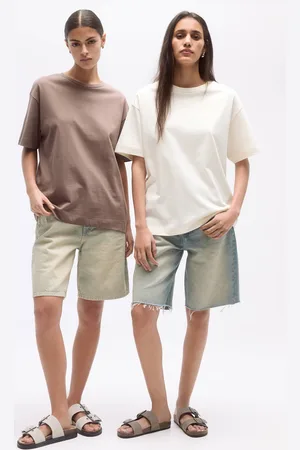 Pull&Bear Pack 2 Playeras Oversize Manga Corta