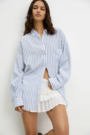Pull&Bear Camisa Rústica Oversize