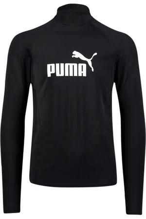 PUMA Playera Acuática Hombre Swim en Talla Chico en Negro