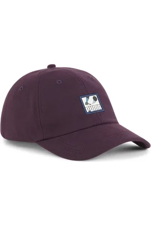 PUMA Gorra estampada con visera Classics en Talla Adulto en Violeta |