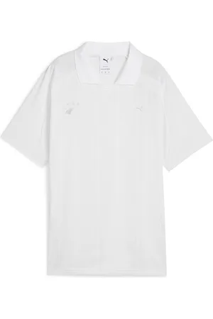 PUMA Playera con cuello camisero YONA para mujer en Talla XS en Blanco |