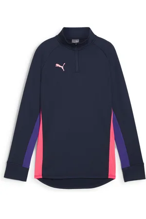 PUMA Top Mujer individualBLAZE en Talla XS en Azul |