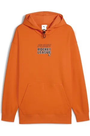 PUMA Sudadera Hombre X ROCKET LEAGUE en Talla Chico en Naranja
