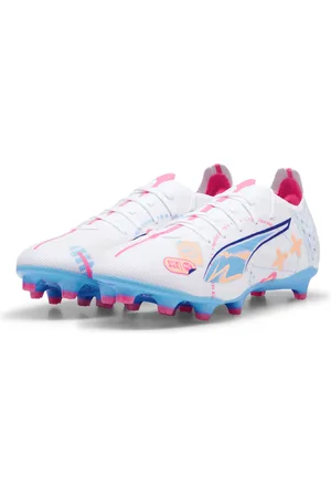 PUMA Tacos de futbol ULTRA 5 MATCH VOLUME UP FG/AG en Talla 30 en Blanco |