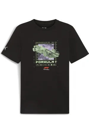 PUMA Playera estampada para hombre F1® Logo en Talla Chico en Negro |