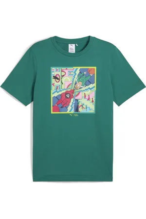 PUMA Playera x SQUID GAME para hombre en Talla Chico en Verde