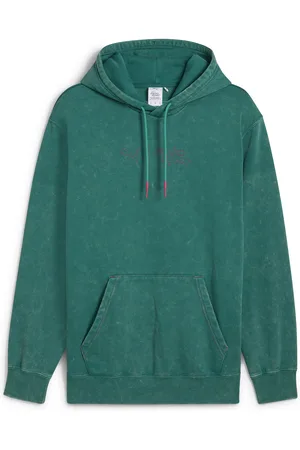 PUMA Sudadera con capucha x SQUID GAME para hombre en Talla Chico en Verde